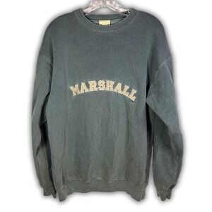 VTG Oarsman 913 Marshall University Sweatshirt Pullover Crewneck Gray Size S 90s